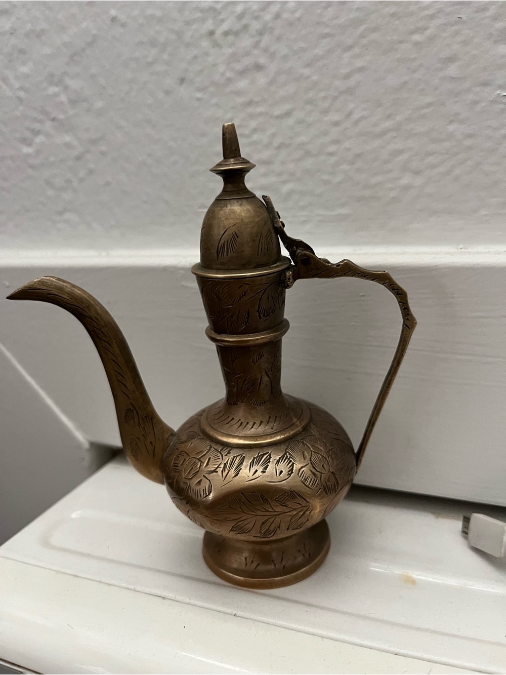 Antique Brass Finish Traditional Indian brass ewers/teapots